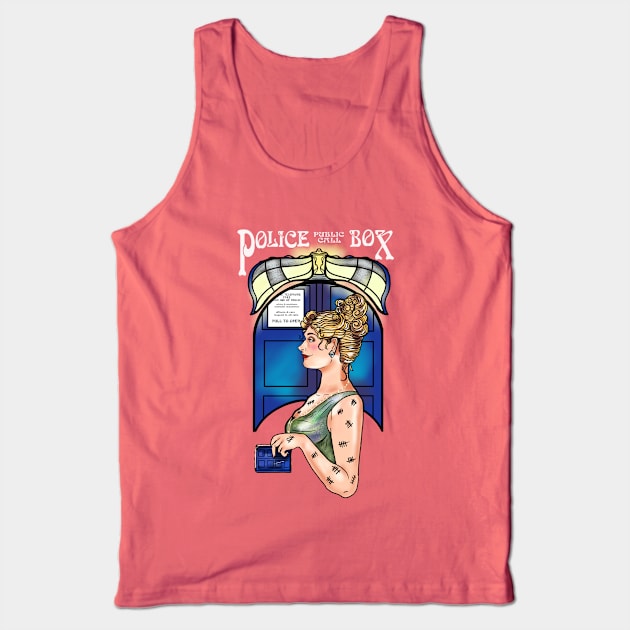 "Child of The Tardis" Tank Top by MonicaLaraArt